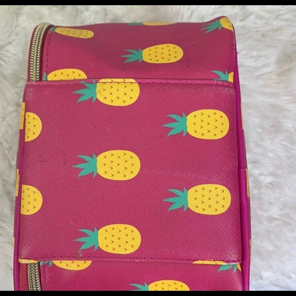Dabney Lee Pink Pineapple Makeup Bag GUC - Picture 4 of 5